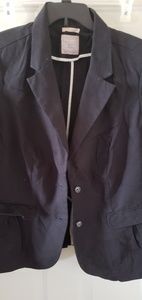 Old Navy Black Cotton Stretch Jacket 3x